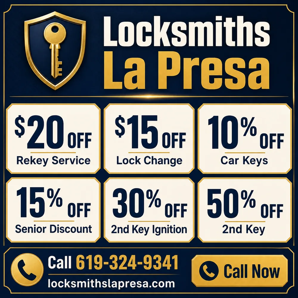 Locksmiths La Presa coupons Locksmiths La Presa service coupons